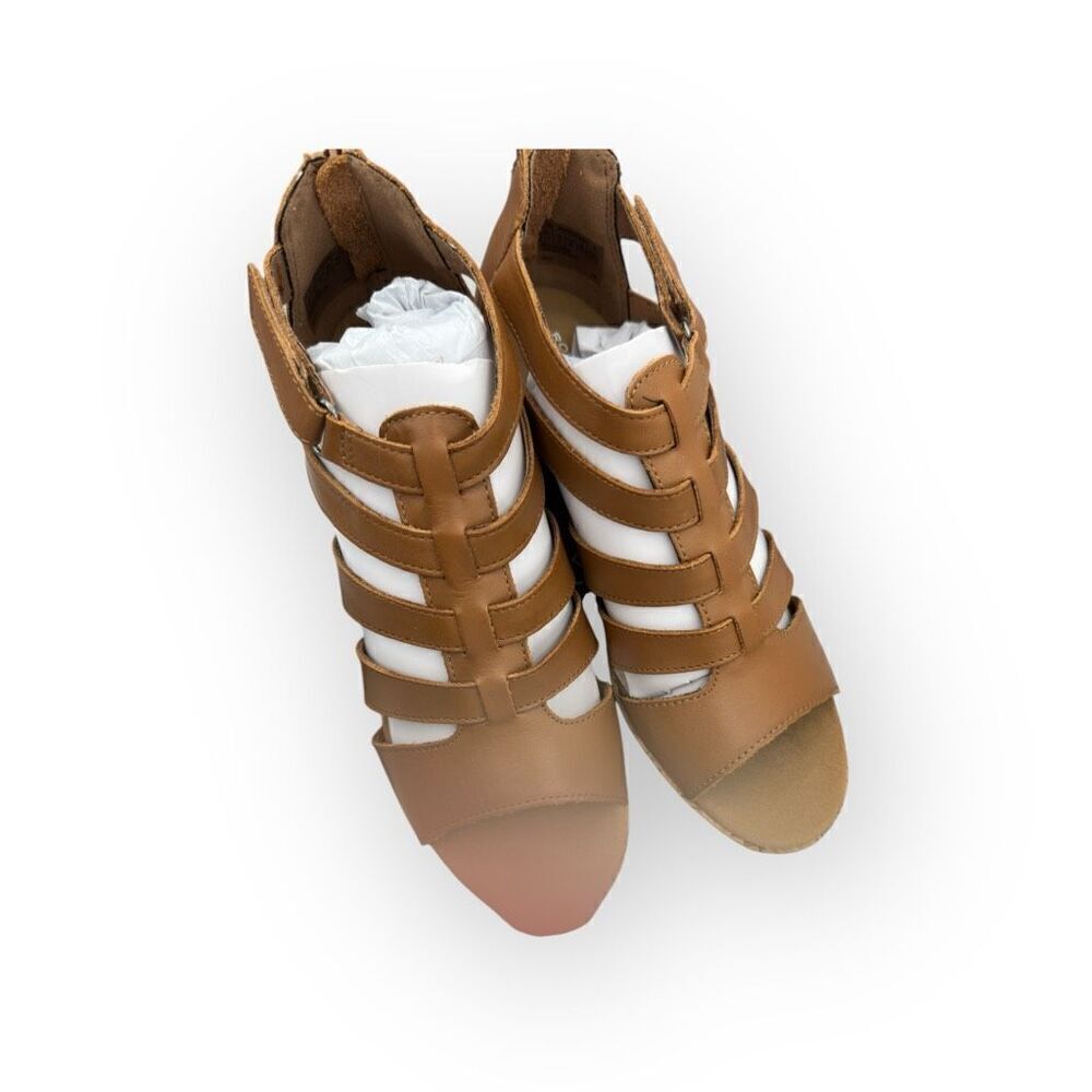 NWT Rockport Womens Briah Gladiator Wedge Sandal Tan Size 7.5 - Picture 6 of 16